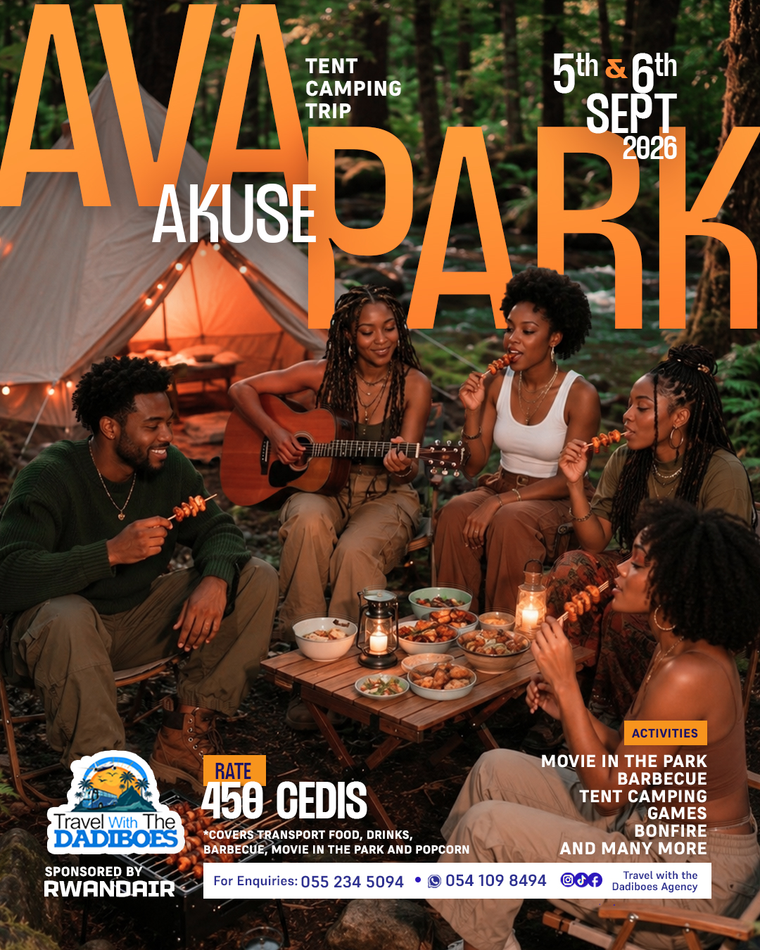 Escape to Ava Park, Akuse